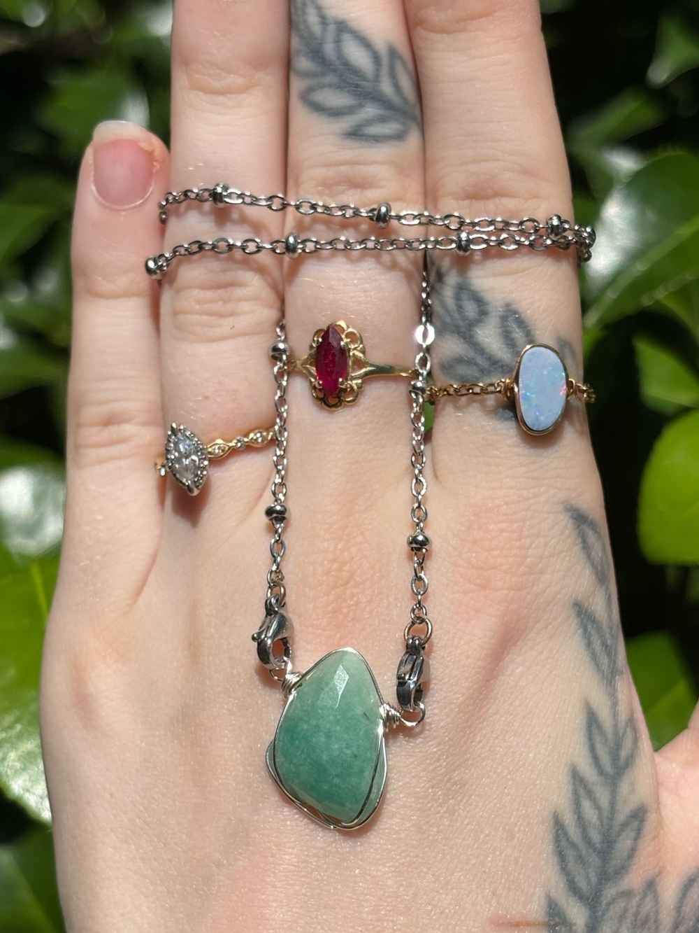 Amazonite interchangeable necklace